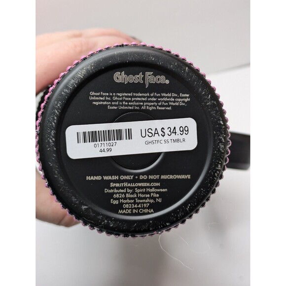 Ghostface Scream Killin It Bedazzled Studded Spirit Travel Tumbler Cup 40 OZ NEW - Picture 4 of 5